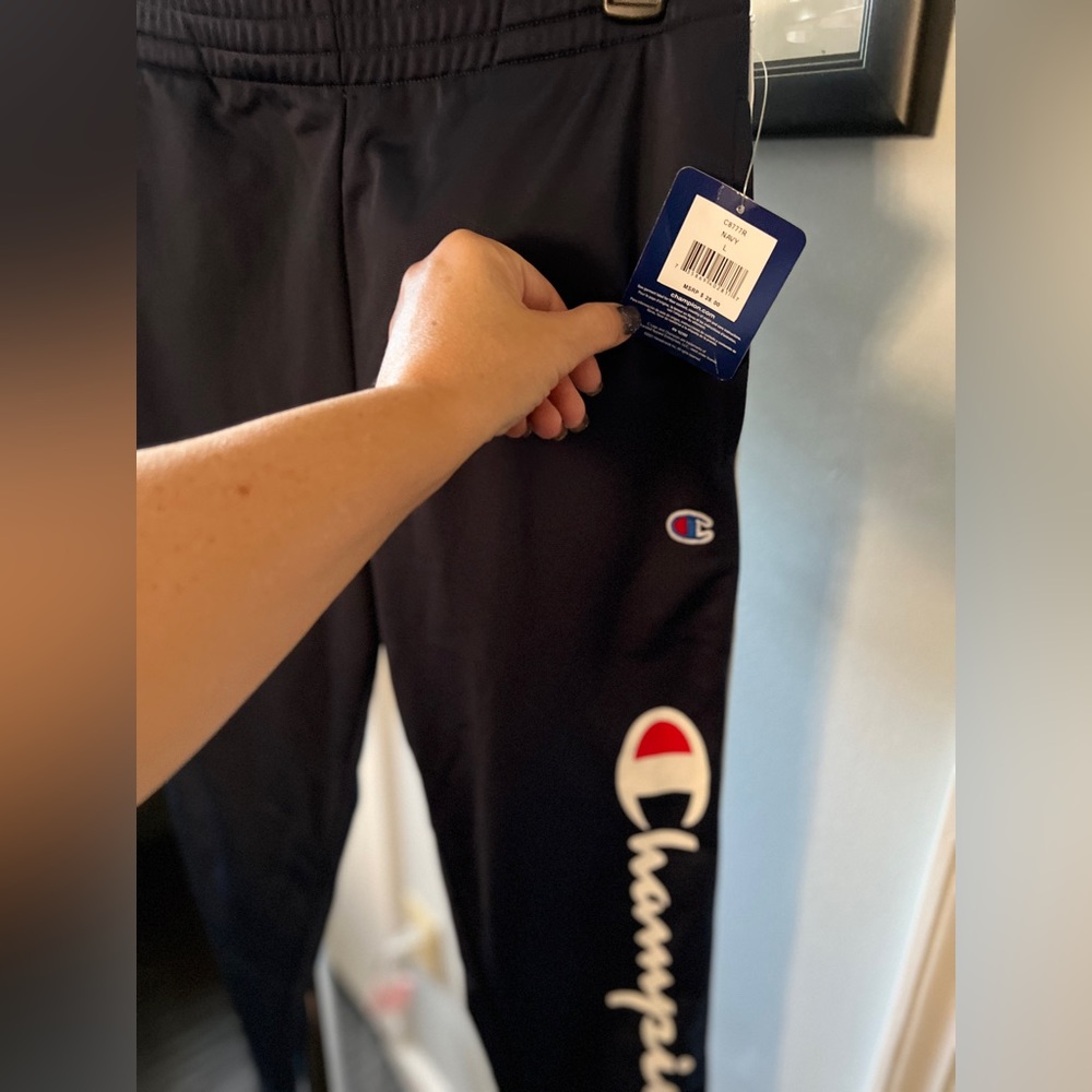 New champion boys large track pants